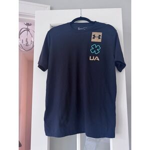 Under Armour men's tee size medium, all luck, four‎ leaf clover